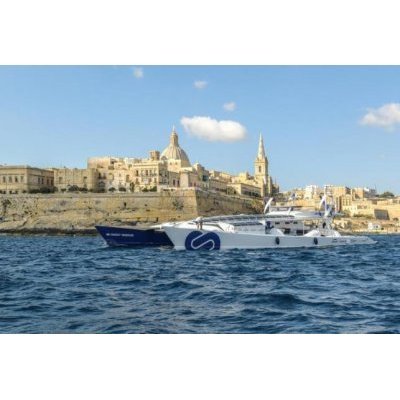 Le bateau Energy Observer en escale à Malte