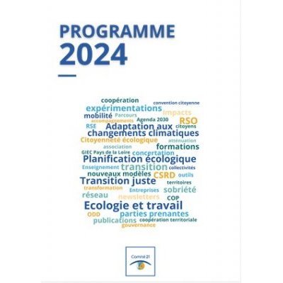 Programme d'activité 2024 du Comité 21