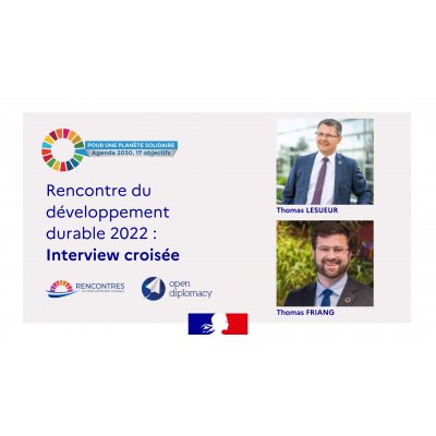  Interview croisée Thomas Lesueur (CGDD)- Thomas Friang (Open Diplomacy)