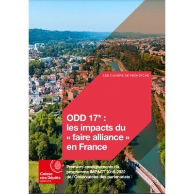 Couverture du rapport : ODD 17 : les impacts du "faire alliance" en France