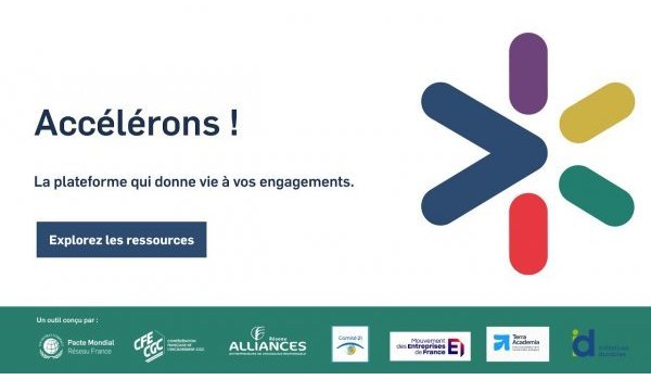 Accélérons est la plateforme du Pacte mondial de l'ONU – Réseau France qui accompagne les entreprises dans leur transformation responsable.