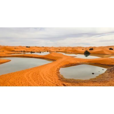 Environmental Photographer of the Year 2025 : Remembering The Rain : The Lagoons Of Erg Znagui - Finaliste