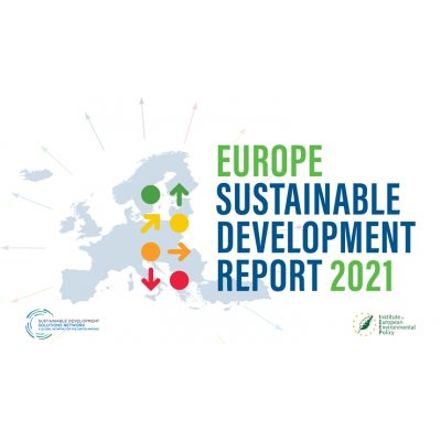 couverture du 3ème édition du rapport de développement durable 2021 du Réseau des Solutions pour le Développement Durable