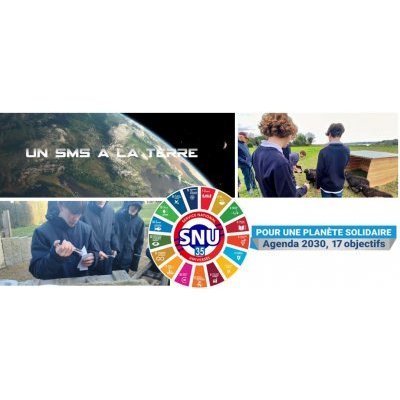UN SMS A LA TERRE SNU 35 Pour une planète solidaire Agenda2030, 17 objectifs