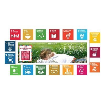Le thème de la SEDD est "agir au quotidien", il concerne de nombreux Objectifs de développement durable.