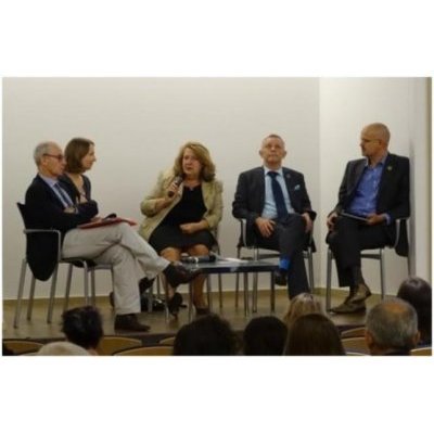 Les intervenants lors du séminaire "Bilan du forum politique de haut niveau" organisé par le Comité 21