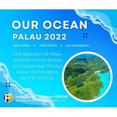 Affiche de la 7ème conférence Our Ocean