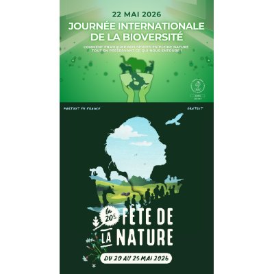 Journée mondiale de la biodiversité et 20e édition de la Fête de la Nature 2026
