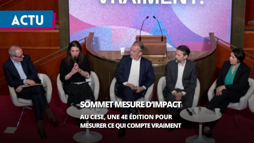 Sommet de la mesure d'impact 2026 au CESE à Paris