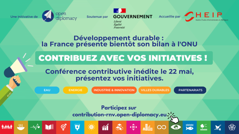 Conférence contributive du 22 mai organisée par l'Institut Open Diplomacy