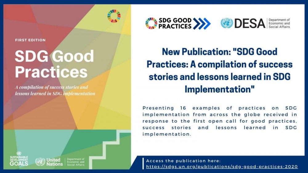 couverture de la publication SDG good practices - a compilation of success stories and lessons learned in SDG implementation