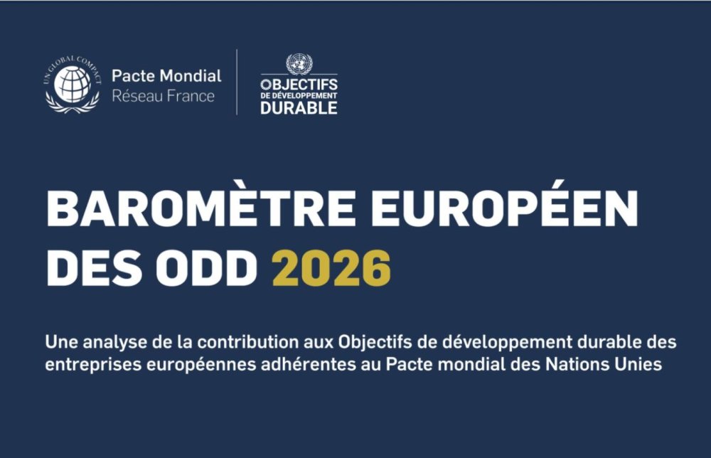 Edition 2026 du Baromètre européen des ODD