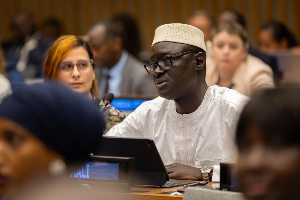Issa Konfourou , Représentant permanent du Mali auprès de l'ONU