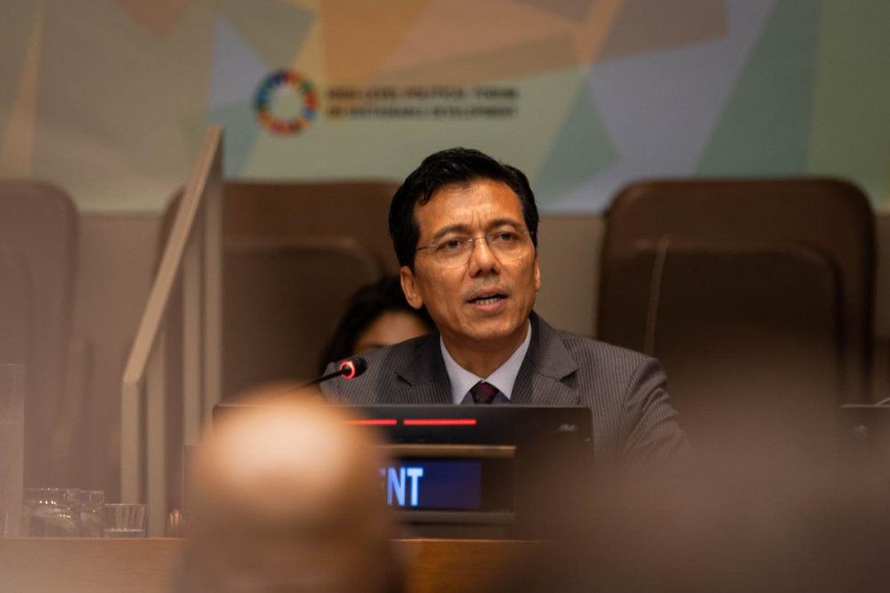 Lok Bahadur Thapa, President de l' ECOSOC