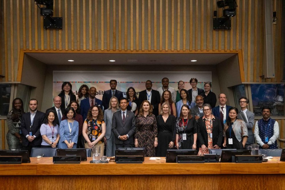 Photo de groupe de l'équipe de coordination du G77 et de la Chine