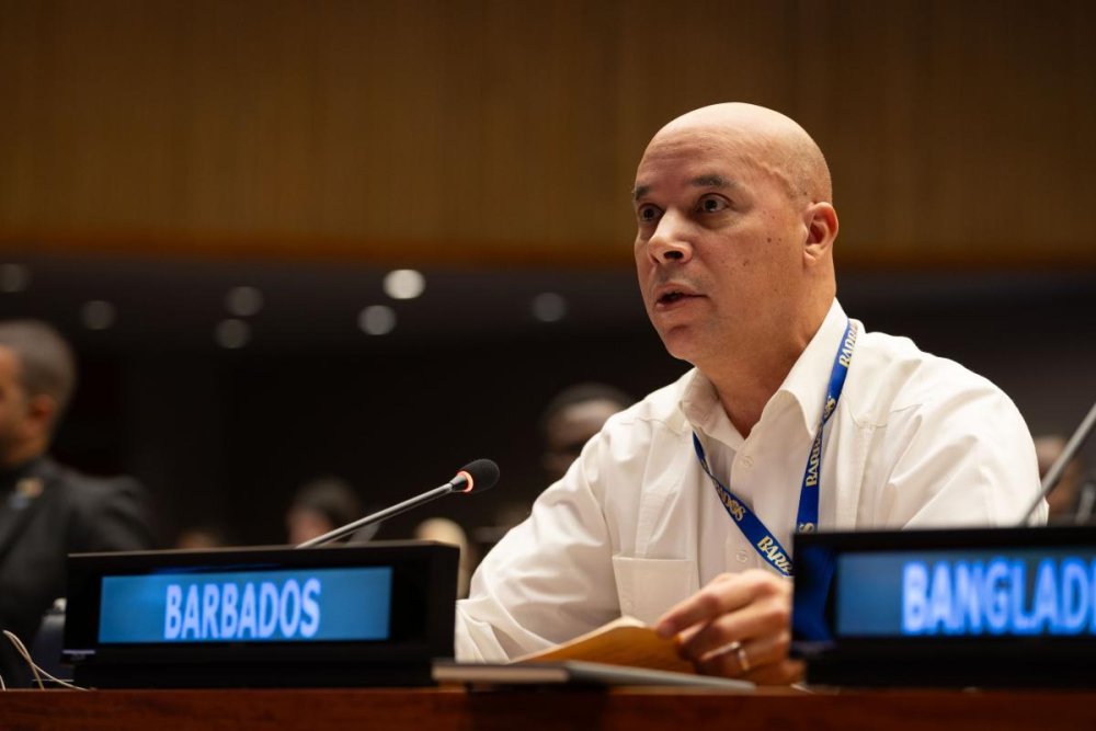 François Jackman , Représentant permanent de la Barbade auprès de l'ONU