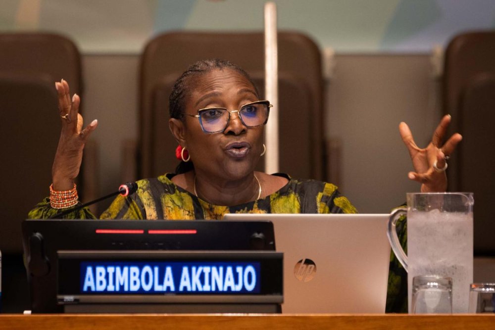Abimbola Akinajo , directrice générale de l'Autorité des transports de la région métropolitaine de Lagos