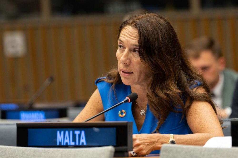 Vanessa Frazier , Représentante permanente de Malte auprès des Nations Unies
