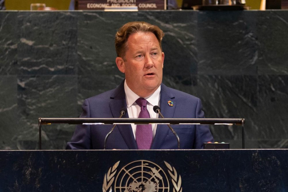 Darragh O'Brien , ministre du Climat, de l'Énergie et de l'Environnement, Irlande