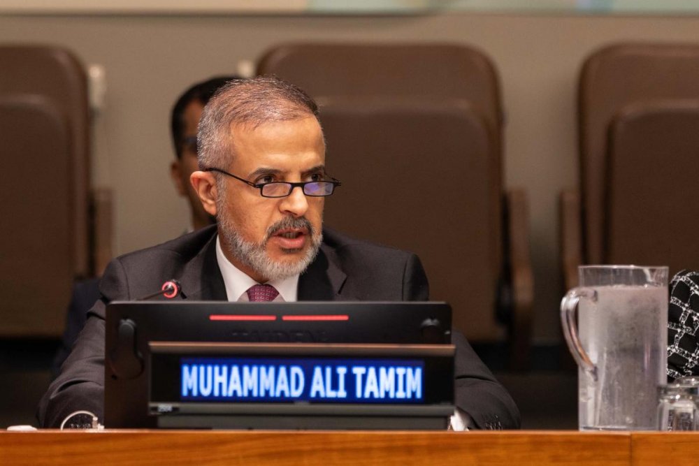 Muhammad Ali Tamim , vice-Premier ministre et ministre de la Planification, Irak, et président du Forum régional arabe pour le développement durable