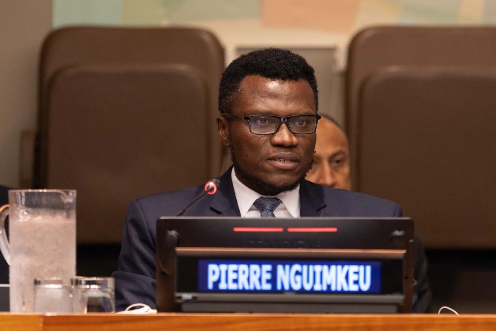 Pierre Nguimkeu , directeur de l'Initiative pour la croissance en Afrique