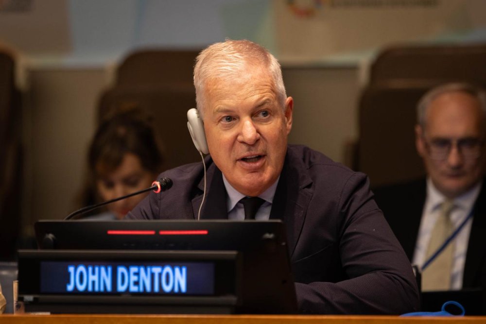 John Denton , secrétaire général de la Chambre de commerce internationale