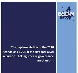 Couverture du rapport 2019 du réseau européen de développement durable