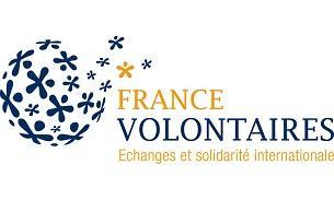 Logo France volontaires : échanges et solidarité internationale