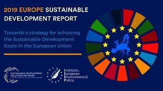 Couverture du rapport : 2019 Europe sustainable development report