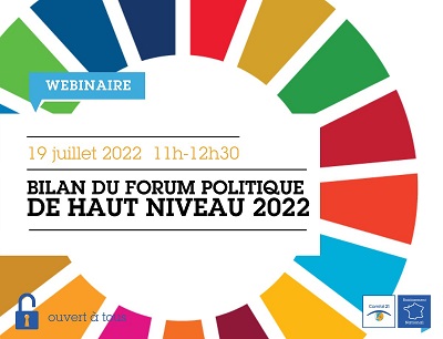 Webinaire sur le bilan du FPHN 2022 organisé par le Comité 21