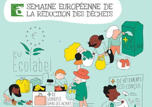 Semaine européenne de la réduction des déchets. EU Ecolabel, + de recyclage, + de vêtements éco-conçus, + de sobriété dans les achats