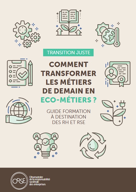 Etude ORSE : « Comment transformer les métiers de demain en éco-métiers »