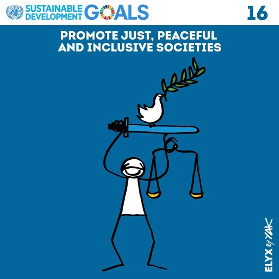 SDG16 - Promote just, peaceful and inclusive societies