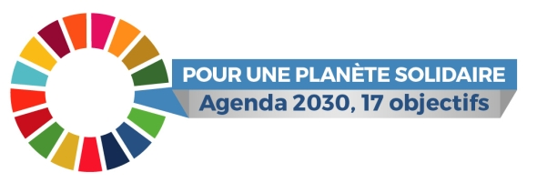 Pour une planète solidaire. Agenda 2030, 17 objectifs.