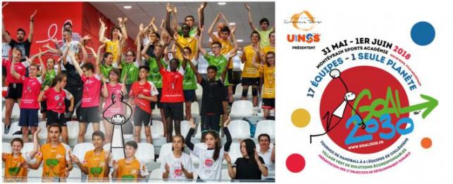 Initiative sportive "Go-goals" avec Elyx et l'UNSS