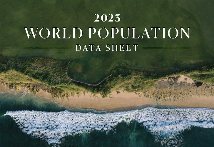 La fiche de données sur la population mondiale 2023