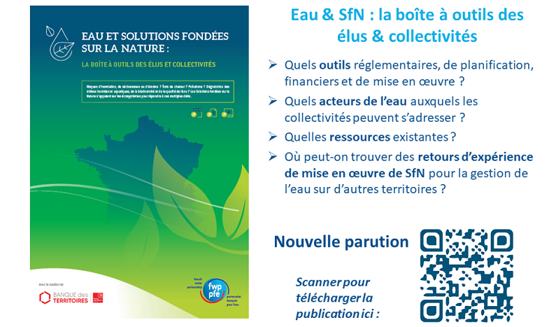 Illustration du rapport " Eau et Solutions fondées sur la Nature "