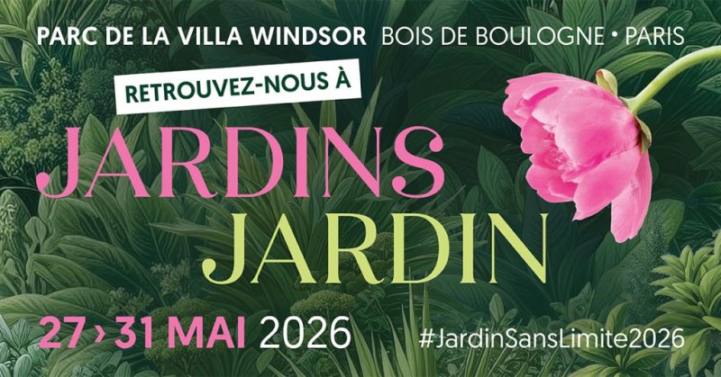 Jardins, jardin est un événement annuel consacré au jardin urbain, au paysage contemporain et à l'innovation végétale
