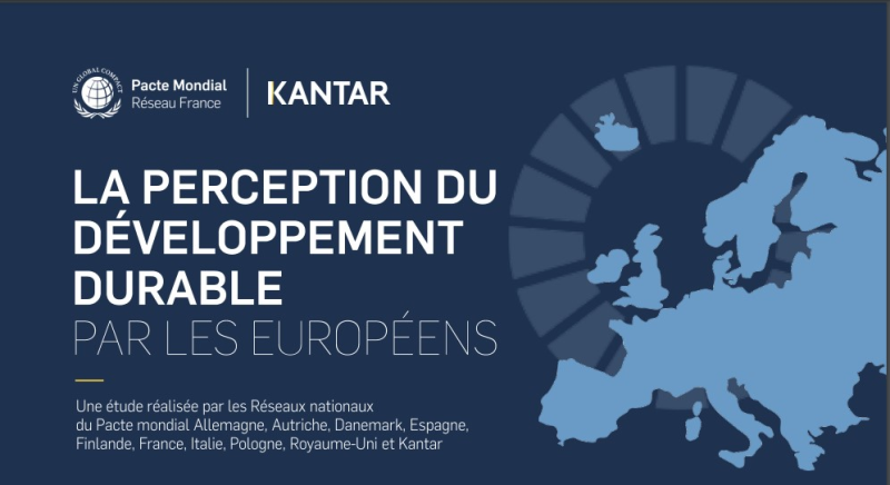 Une étude du Pacte mondial de l'ONU – Réseau France met en lumière une opinion publique européenne largement favorable au développement durable