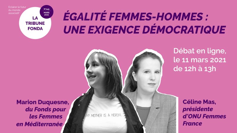 Débat Fond'Après « Égalité femmes-hommes : une exigence démocratique »