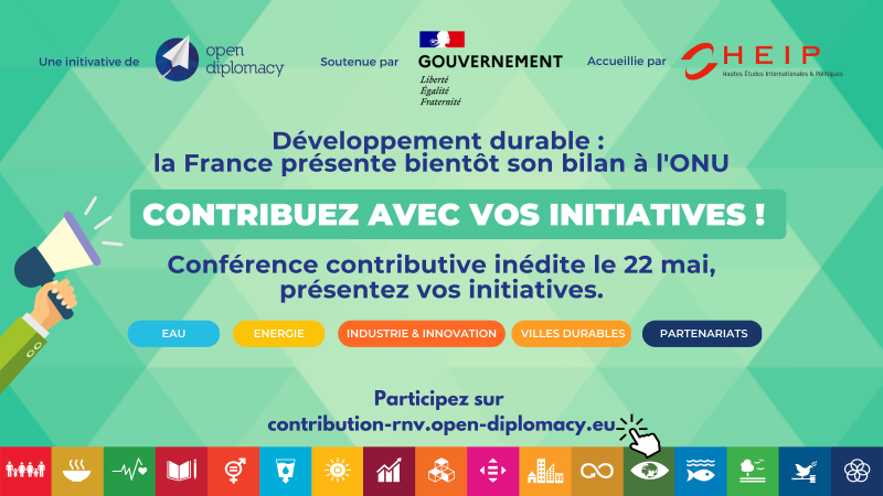 Conférence contributive du 22 mai organisée par l'Institut Open Diplomacy