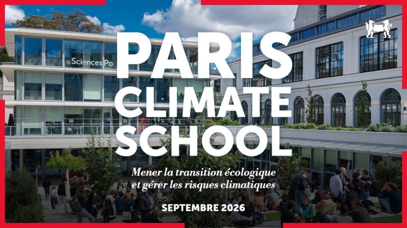 Dès 2026, Sciences Po ouvrira un master interdisciplinaire dédié au climat