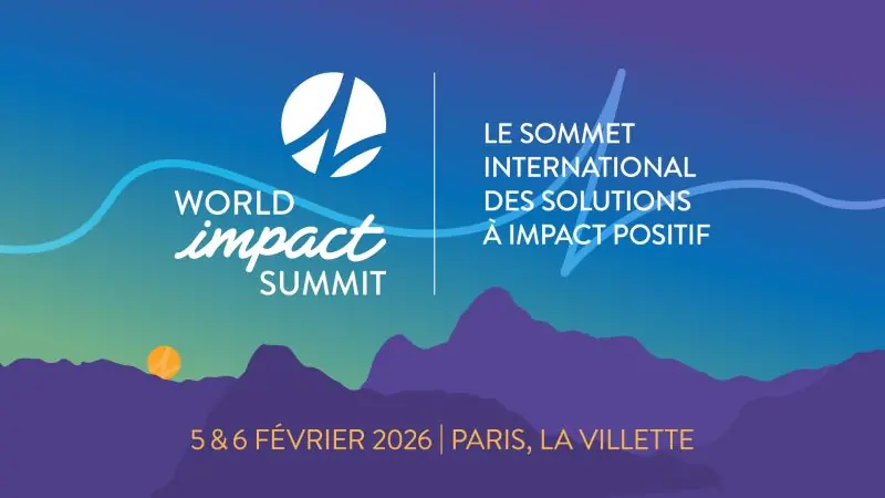 L'édition 2026 du World Impact Summit s'est tenue les 5 et 6 février à la Grande Halle de La Villette, à Paris. 