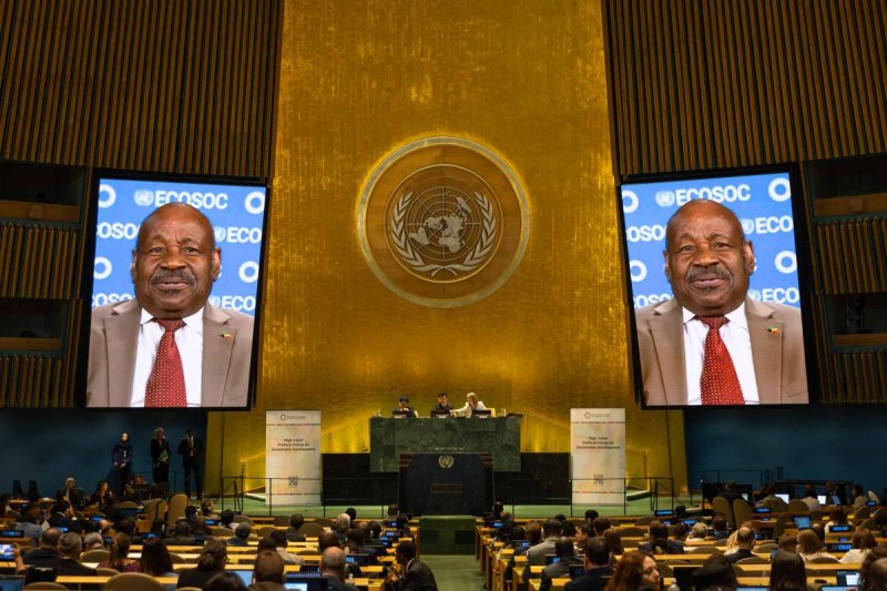 Anatolio Ndong Mba , vice-président de l'ECOSOC, par message vidéo