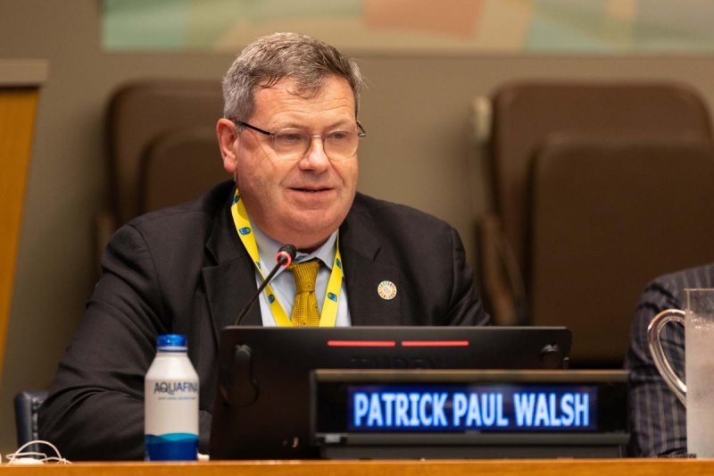 Patrick Paul Walsh , professeur d'affaires mondiales et d'avenir durable, University College Dublin (UCD), vice-président de l'éducation, Réseau des solutions pour le développement durable des Nations Unies (SDSN)