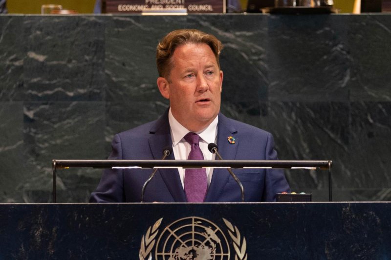 Darragh O'Brien , ministre du Climat, de l'Énergie et de l'Environnement, Irlande