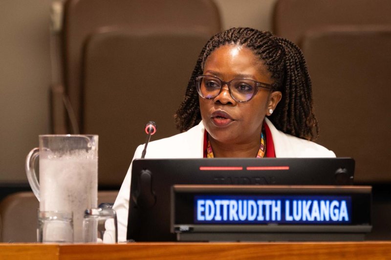 Editrudith Lukanga , Secrétaire générale du Réseau des femmes actives dans le secteur de la pêche en Afrique (AWFISHNET/WFF)