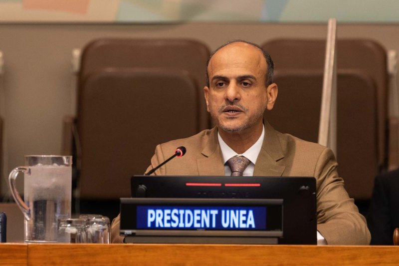 Abdullah Bin Ali Al-Amri , président de l'UNEA et président de l'Autorité de l'environnement d'Oman